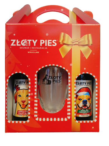 ZESTAW ŚWIĄTECZNY - ZŁOTY PIES 1