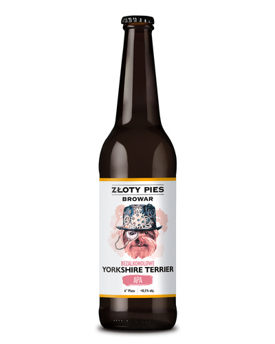 Yorkshire Terrier - American Pale Ale (0,5% alk.) - Złoty Pies