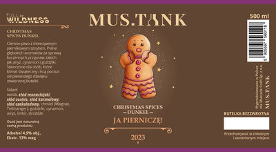 Etykieta kolekcjonerska - Christmas Spices - Dunkel Ja Pierniczę!