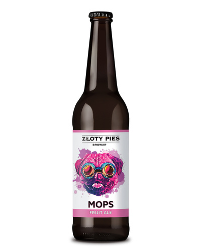 Mops - Fruit ALE (malinowy) - Złoty Pies